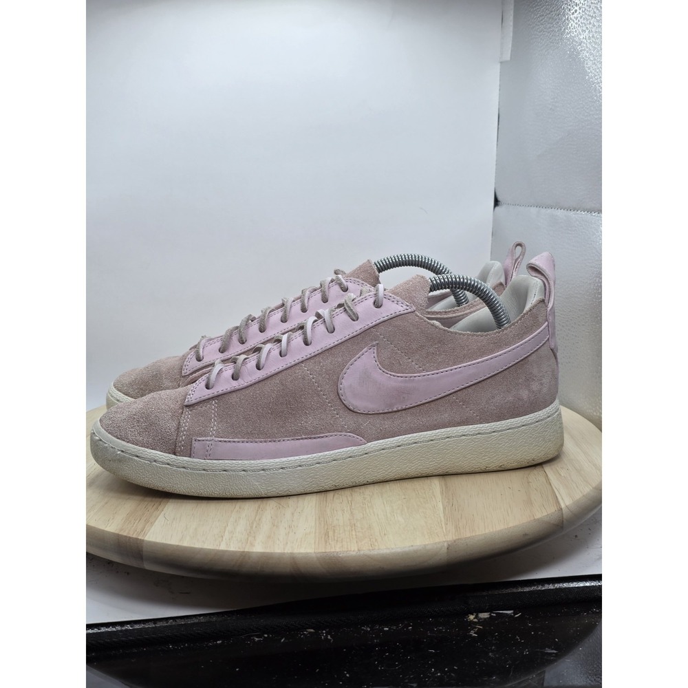 Mens Size 10 - Nike Blazer‎ Low CS Tech Craft Pink White Athletic Shoes Sneakers
